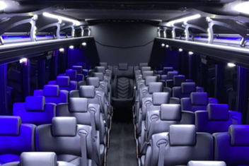 North Bergen Charter Bus Interior